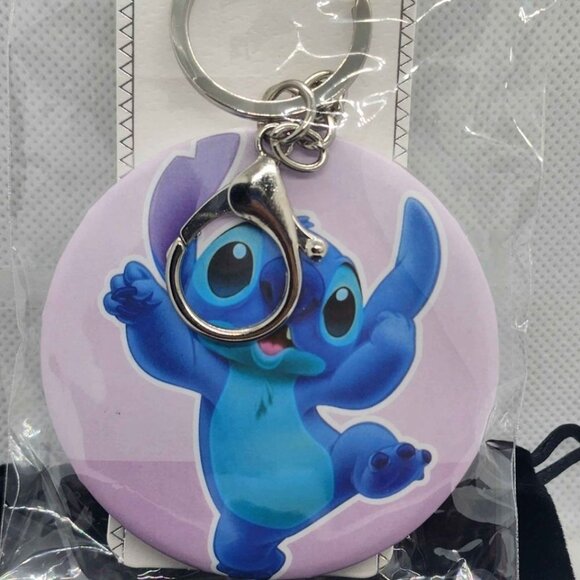 Brand New   one keychain - stitch double mirror - Picture 2 of 4